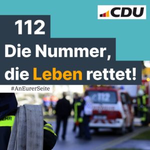112 - Europäischer Tag des Notrufs