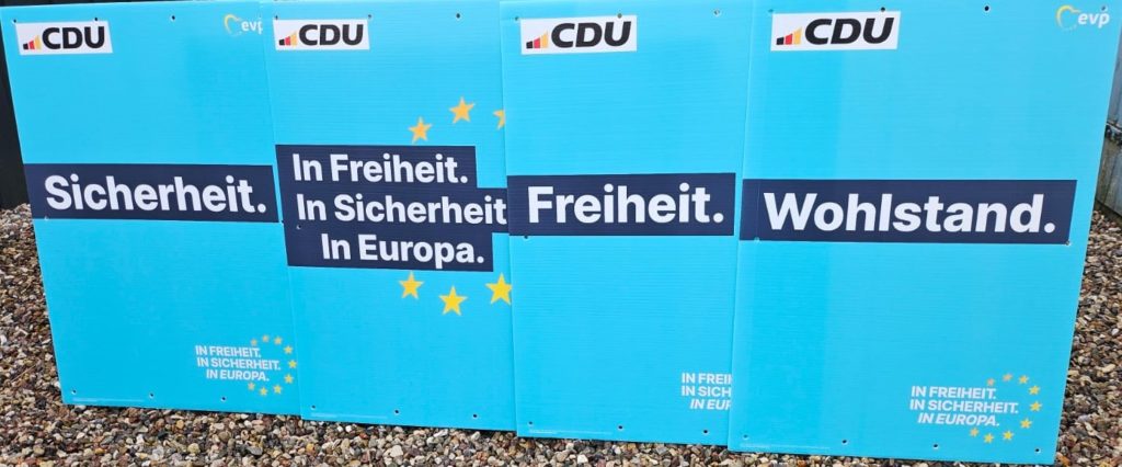Europawahl Plakate Sprüche