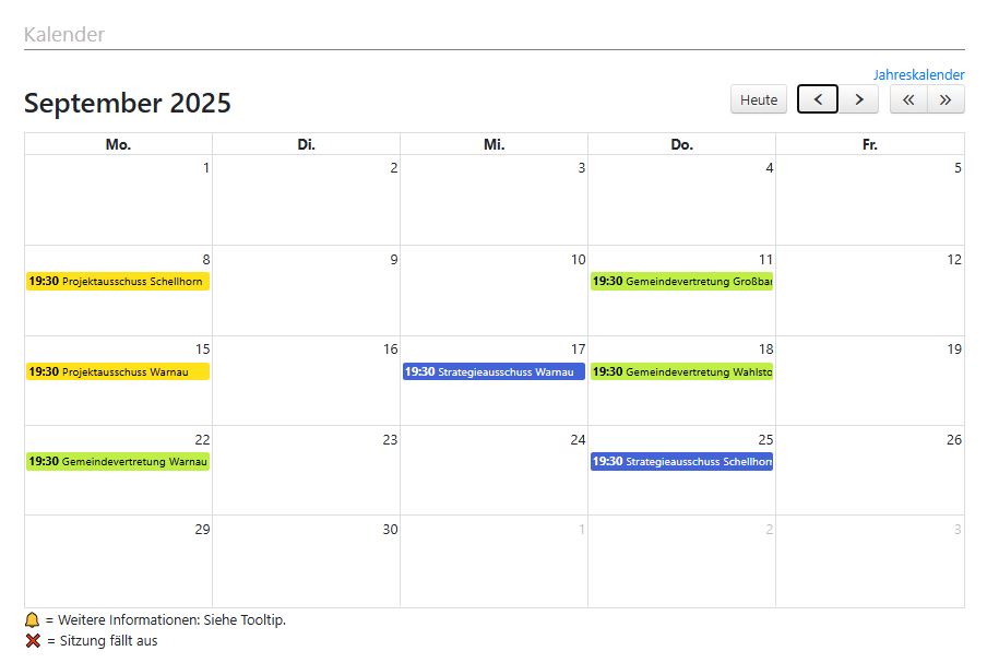 20250801 Sitzungskalender September 2025