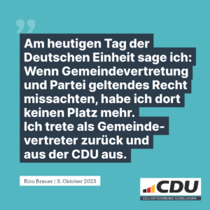 20251003 Rücktritt Austritt